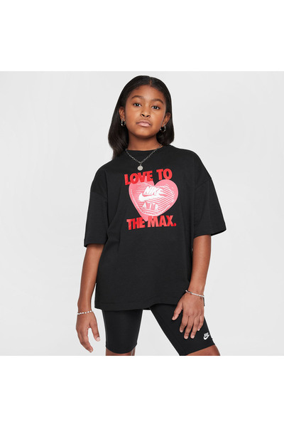 Nike G NSW TEE HEART HM6323-010 Μαύρο