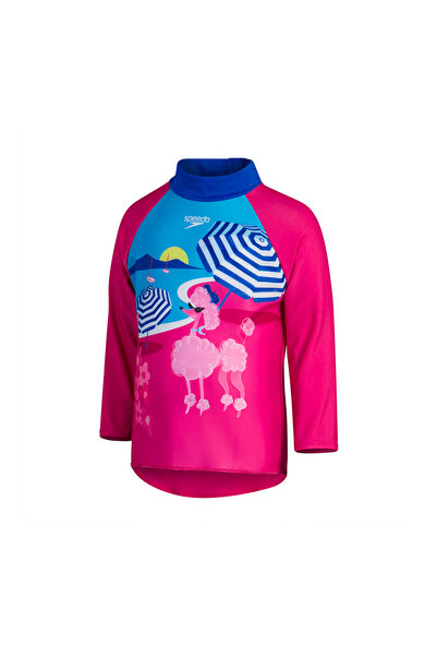 SPEEDO ΚΟΡΙΤΣΙΣΤΙΚΟ ΨΗΦΙΑΚΟ ΜΑΚΡΥΜΑΝΙΚΟ RASH TOP 8-00374516874 Φούξια 2