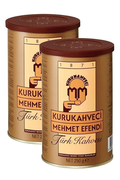 Mehmet Efendi Kurukahveci Turkish Coffee 250 G Tin Packaging X 2 Pieces