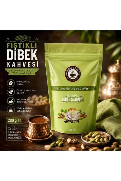 Hanzade Fıstıklı Dibek Kahvesi 200 Gr