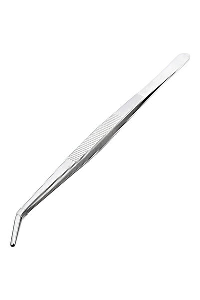 Epinox Eğik Uçlu Şef Dekor Cımbızı 30 cm Paslanmaz Çelik Eğik Uçlu- 30 cm