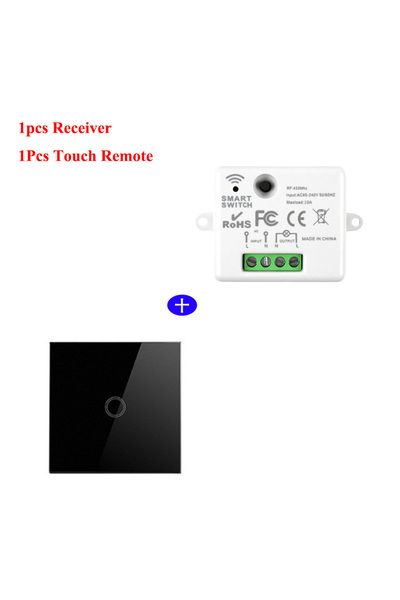 choice2 1 WAY KIT A CENFAYA 433mhz RF Smart Light Switch 110V 220V 230V Mini ...