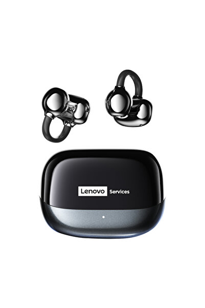 Choice1 Lenovo Black RS101 Wireless Open-Ear Bluetooth 6.0 Clip-On Earbuds fo...