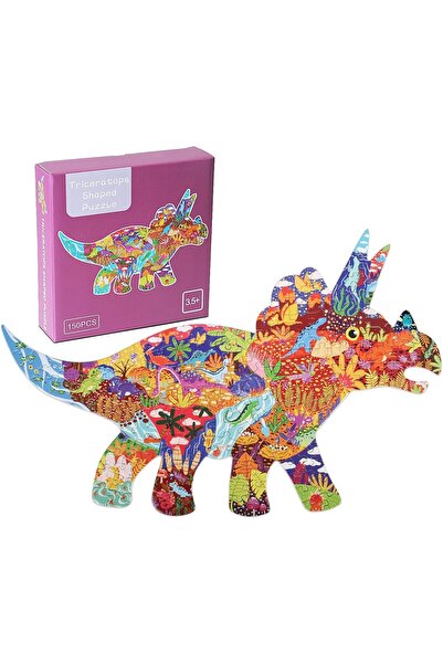 Choice3 Triceratops Puzzle 1 Box The amusement park Bulldozer Elephant Tricer...