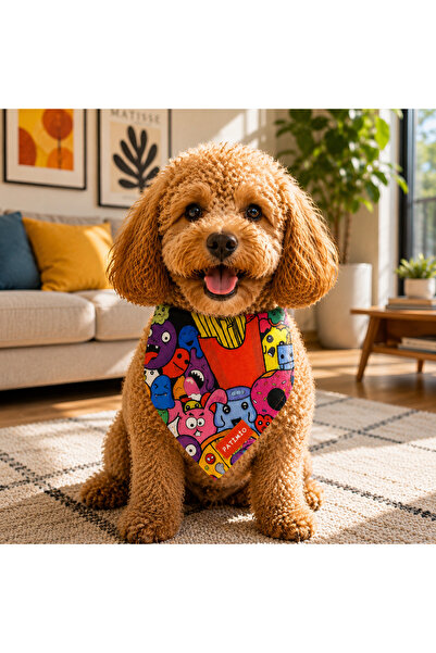 PATİMİO Pizza Cat And Dog Collar Scarf Bandana