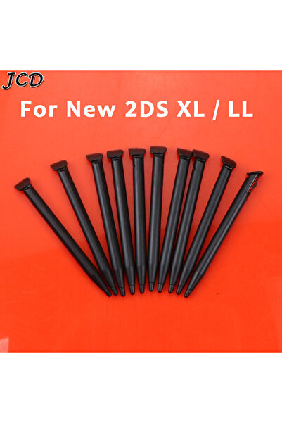 JCD For New 2DS XL 10PCS Metal Telescopic Stylus Plastic Stylus Touch Screen ...
