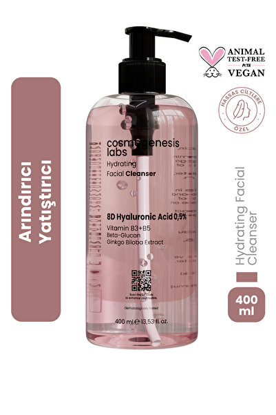 Cosmogenesis Labs Facial Cleansing Gel for Dry and Sensitive Skin 400ml - Pur...