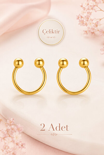 Sacce Scarves&Accessories Yarım Halka Çelik Piercing Nal Model Septum Tragus ...