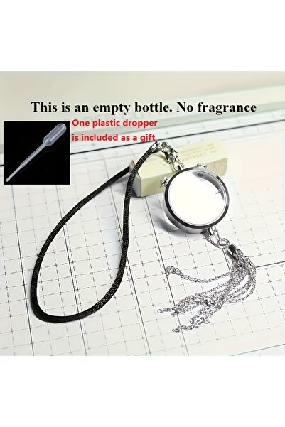 Choice silvery One Stainless Steel Car Decoration Pendant, Empty Bottle of Pe...