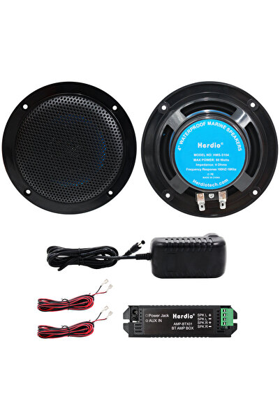 Choice Amplifier Sets 4 inch EU Plug black Herdio 4 Inch Ceiling Bluetooth Sp...