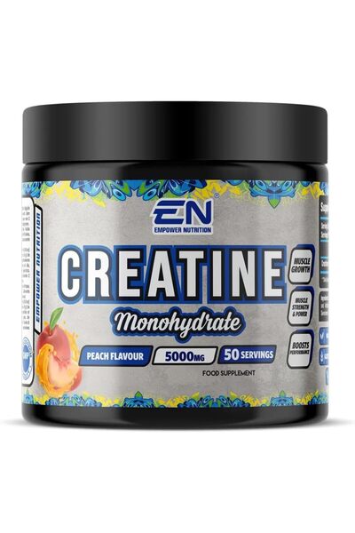 Empower Nutrition Creatine Monohydrate Powder, 300 g, Peach Flavor – 5g Creat...