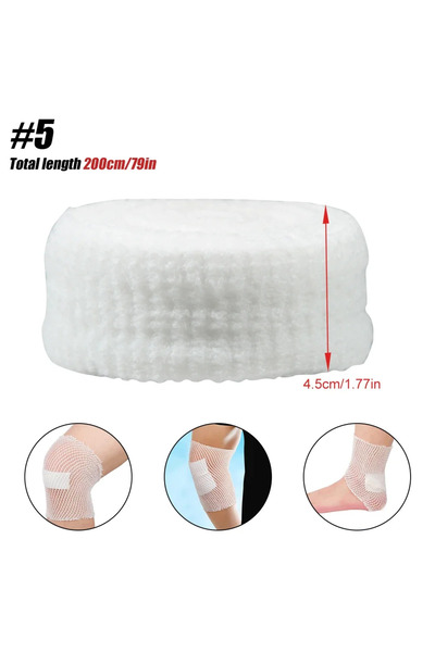 Choice 200-4.5cm 1 Roll Elastic Net Wound Dressing Net Tubular Bandage Mesh T...