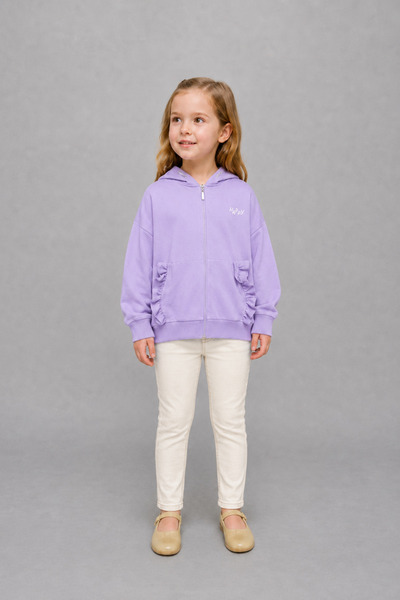 NANİCA Girl's Hooded Zippered Sweatshirt 1-5 Years - 422301