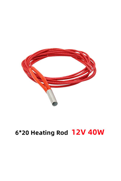 Choice3 سخان خرطوشة طابعة ثلاثية الأبعاد 6x20 12v40w أحمر، قطعة واحدة، 12V/24...