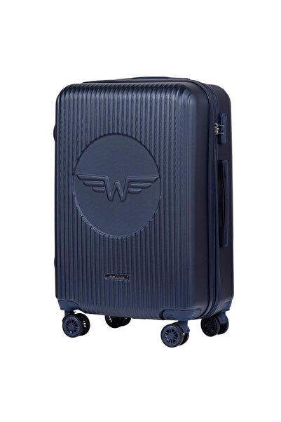 WINGS BRAND Valiză WINGS Swallow 3.0 Mărime Medie ALBASTRĂ 24 "