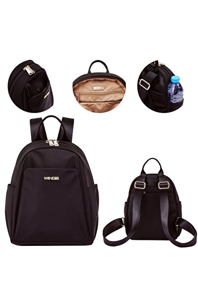 WINGS BRAND Rucsac urban mic WINGS ROSELLA BLACK