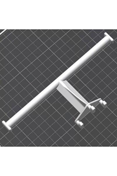 Choice1 White T Shape Crossbar for Skadis Pegboard Wall Storage Rack Multi Pu...