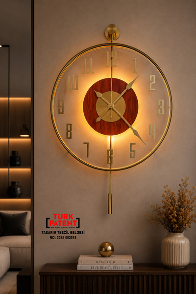 AGA KONSEPT Led'li GOLDEN LATİN Face TT (Temperli CAM Göbek - Büyük Boy 50 X ...