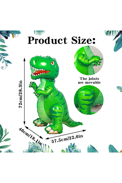 Choice Other 1pc 1pc Cute Freestanding 3D Dinosaur Balloon,T-Rex Long Neck An...