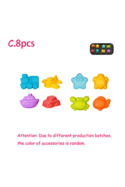 Choice3 8pcs mini Small Creative Beach Mold Set Children Play Sand Toy Summer...