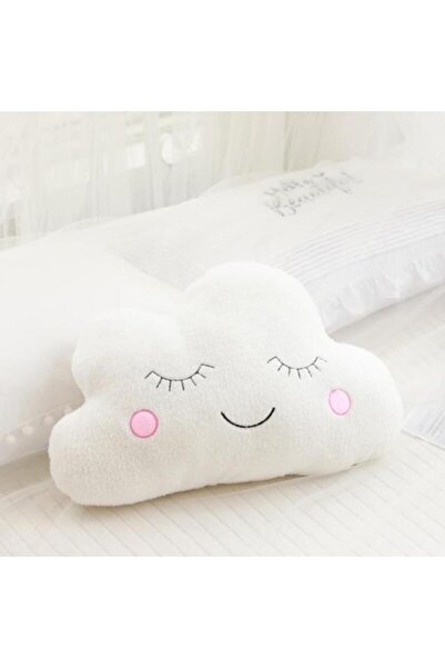 Choice white cloud New Stuffed Cloud Moon Star Raindrop Plush Pillow Soft Cus...