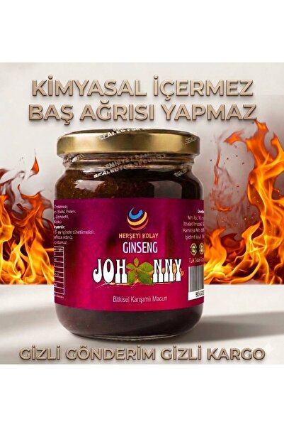 Herşeyi Kolay Çakşır Demirdikeni 240gr Ginseng Atom Kuvvetli Macun Macunu Tri...