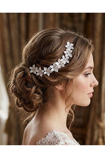 ASİMEL TASARIM Diademă de mireasă, accesoriu de păr și agrafă pentru promisiu...