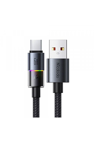 Mcdodo Cablu Date si Incarcare USB-A - USB-C CA-8180 Colorful, 66W, 1.2m, Negru
