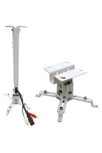 blackmount Suport videoproiector tavan eatv2 alb reglabil 43-65 cm