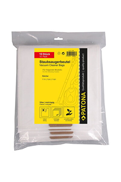 Karcher Set 10 saci sintetici PATONA pentru aspirator Kärcher T 7/1 T9/1 T10/...
