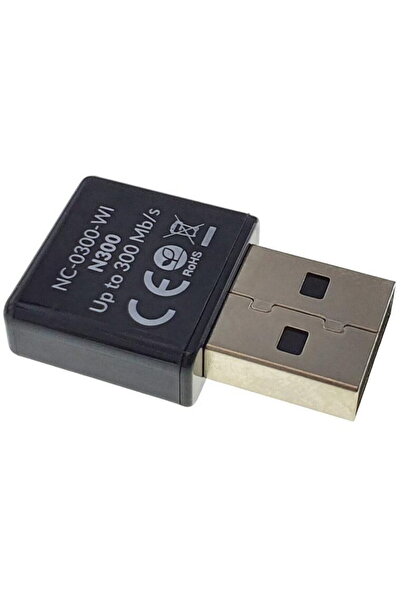Lanberg Adaptor Wireless NC-0300-WI, 2.4 GHz, USB, Negru