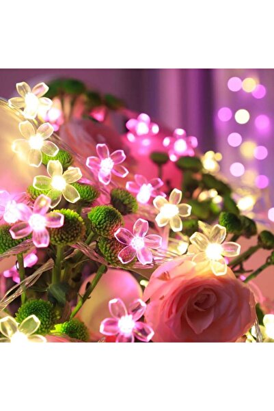 choice2 1PC 1.5M10LED Warm Pink 1PC 1.5M/3M/4.5M LED Cherry Flower Light Stri...