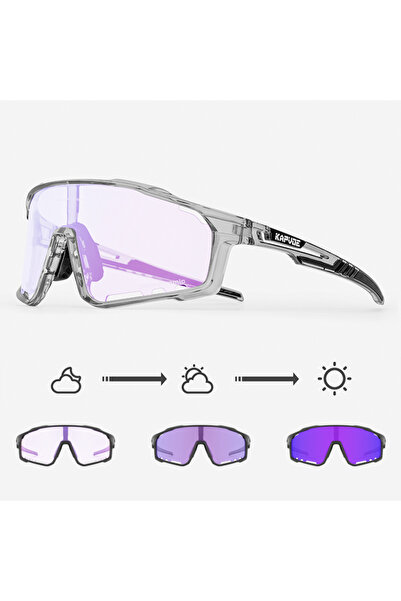 Choice kapvoe Photochromic-1lens PU-1L-55 Kapvoe Gold Photochromic Glasses Cy...