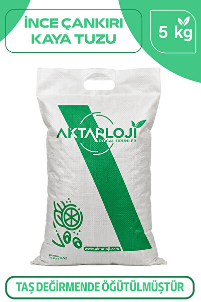 aktarloji 5 Kg Çankırı Kaya Tuzu / İnce Taneli - Yemeklik /Rafine Edilmemiş /...