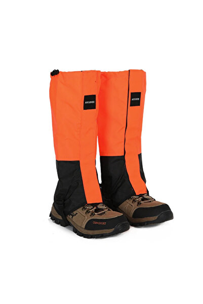 Choice Orange Durable Waterproof Leg Gaiters Hiking Hunting Camping Climb Boo...