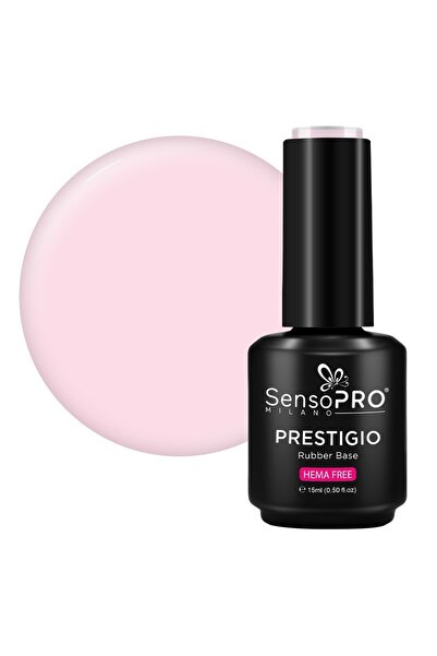 SensoPRO Milano Baza Cauciuc PRESTIGIO SensoPRO Milano - Rosy Wonder 15ml