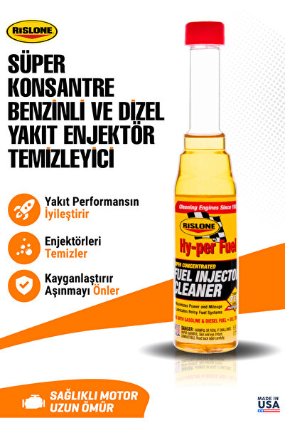 Süper Konsantre Benzinli Ve Dizel Yakıt Enjektör Temizleyici