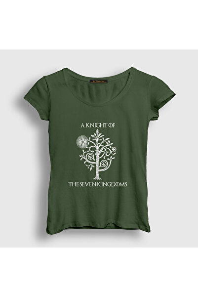 Presmono Women's Khaki Tree a Knight of the Seven Kingdoms T-Shirt 610558Tt