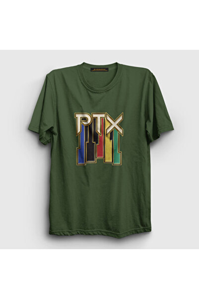 Presmono Unisex kaki vintage Pentatonix T-shirt 75497tt