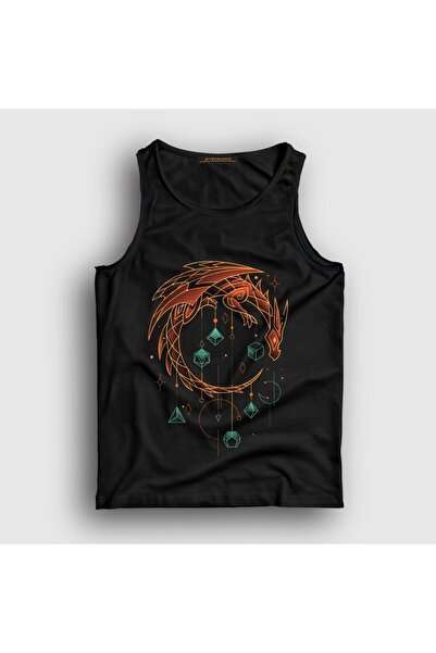 Presmono Unisex Black Cool Dungeons and Dragons Tank Top 619673Tt