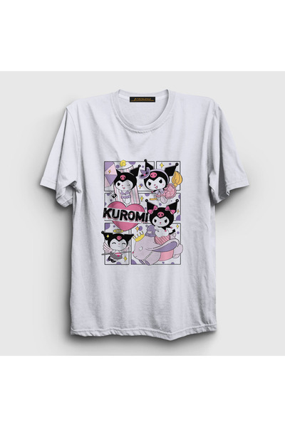 Presmono Unisex White Poster Kurami Kuromi T-Shirt 568860Tt