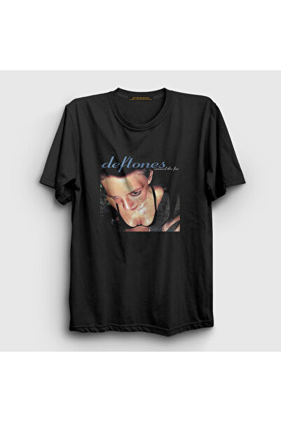 Presmono Unisex Black Around the Fur Deftones T-Shirt 457413Tt