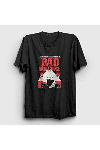 Presmono Unisex Black Bad Romance Music Lady Gaga T-Shirt 473843Tt