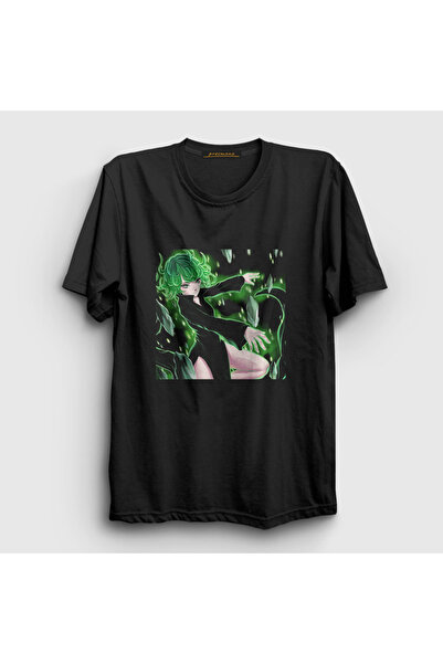 Presmono Unisex crna Tatsumaki anime One Punch Man T-shirt 444620tt