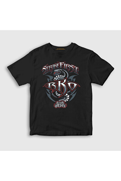 Presmono Unisex Kids Black Strike First Wwe Wrestling Randy Orton T-Shirt 551...