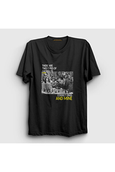 Presmono Mikhail Tal V2 Unisex Chess Grand T-Shirt - Black421781tt