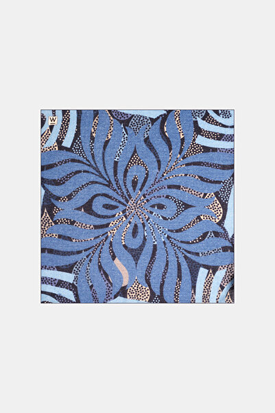 W Collection LACİVERT YÜN MENDİL
