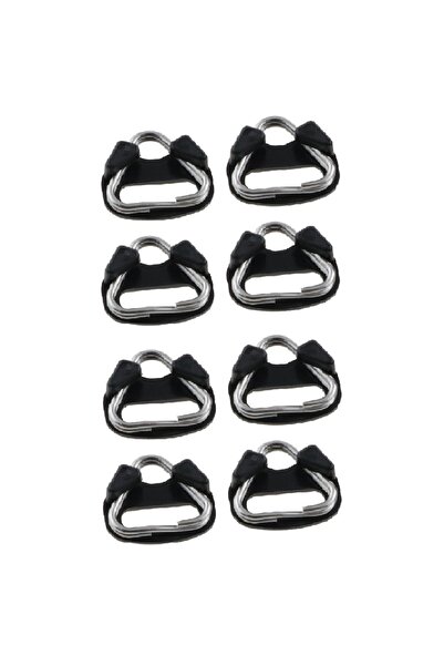 Choice black color 8pcs Lug Ring Camera Strap Triangle Split Ring Hook Lanyar...
