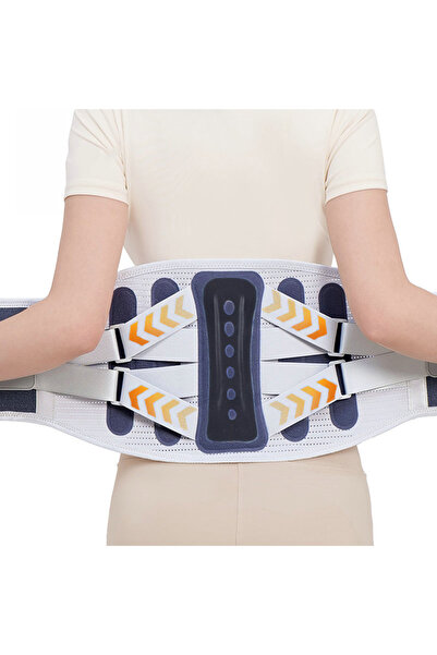 choice2 XXL Light Grey Waist Brace/Back Brace Support Belt for Lower Back Pai...