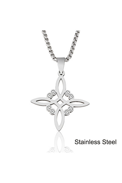 Choice Silver Necklace Stainless Steel Celtic Knot Necklace Earrings Bracelet...